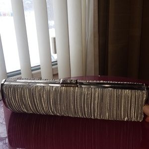 Silver clutch by Lulu Townsend